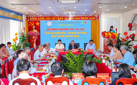 Nghiệm thu tài liệu hiếm về nghề yến sào Khánh Hòa 700 năm xây dựng và phát triển