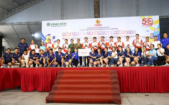 CASUMINA tổ chức Hội thao 2026 chào mừng 50 năm thành lập Công ty