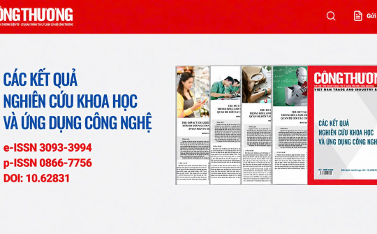 Tạp chí Công Thương được công nhận là Tạp chí đạt tiêu chuẩn khoa học Việt Nam năm 2026