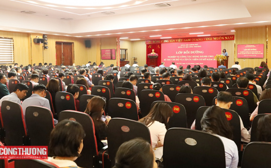 Đảng ủy Bộ Công Thương: Nâng cao năng lực lãnh đạo cho đội ngũ Bí thư Chi bộ và cấp ủy viên cơ sở