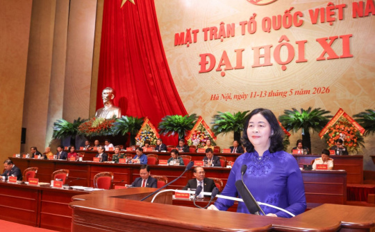Đồng chí Bùi Thị Minh Hoài tiếp tục được hiệp thương cử giữ chức Chủ tịch Uỷ ban Trung ương Mặt trận Tổ quốc Việt Nam khóa XI