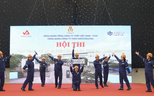 Công ty TNHH NatSteelVina (Thép Việt - Sing): Tinh thần thép tại Hội thi An toàn vệ sinh viên giỏi lần thứ 9