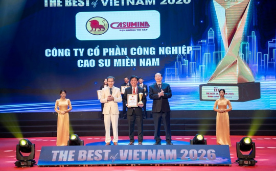 Casumina được vinh danh tại “The Best of Vietnam 2026”