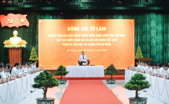 Khẩn trương triển khai các nhiệm vụ theo kết luận của Tổng Bí thư, Chủ tịch nước Tô Lâm tại buổi làm việc với Đà Nẵng