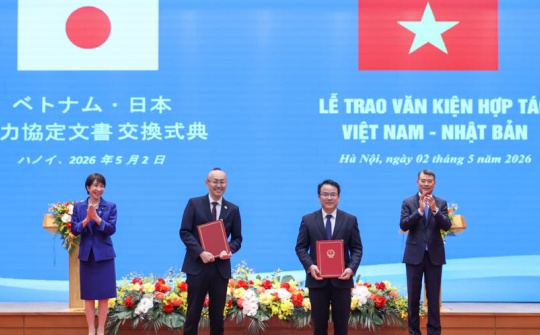 Việt Nam, Nhật Bản trao nhiều văn kiện hợp tác quan trọng