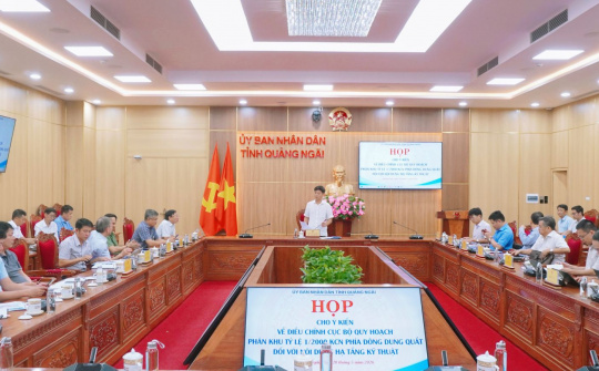 Quảng Ngãi: Đẩy nhanh tiến độ điều chỉnh quy hoạch Khu công nghiệp phía Đông Dung Quất