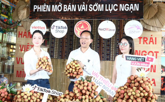 Livestream bán hơn 31 tấn vải thiều, Bắc Ninh thúc đẩy tiêu thụ nông sản trên nền tảng số