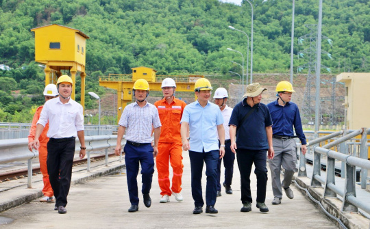 Bộ Công Thương kiểm tra về công tác đánh giá an toàn đập, hồ chứa tại Thủy điện Trung Sơn