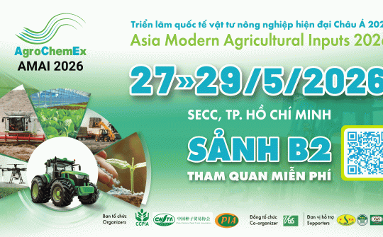 Sắp diễn ra Triển lãm quốc tế vật tư nông nghiệp hiện đại Châu Á - AMAI Vietnam 2026