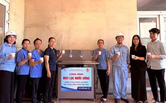 Thép Miền Nam triển khai nhiều hoạt động hướng về người lao động nhân Tháng Công nhân 2026