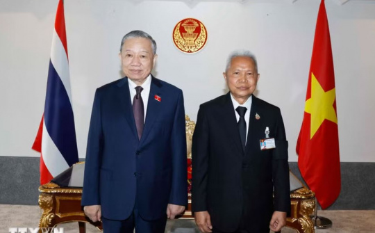 Tổng Bí thư, Chủ tịch nước Tô Lâm hội kiến Chủ tịch Quốc hội Thái Lan