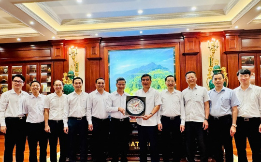 Vinachem làm việc với Tập đoàn Hateco về cung ứng sản phẩm cao su kỹ thuật cho Cảng Liên Chiểu