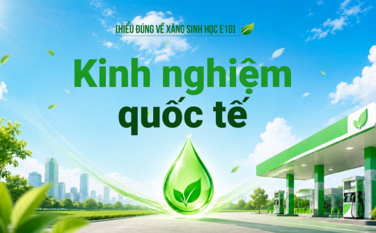 [Hiểu đúng về xăng E10] Kinh nghiệm quốc tế