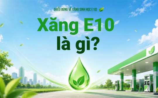 [Hiểu đúng về xăng E10] Xăng E10 là gì?