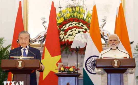 Đưa quan hệ Đối tác Chiến lược Toàn diện Tăng cường Việt Nam - Ấn Độ sang giai đoạn mới