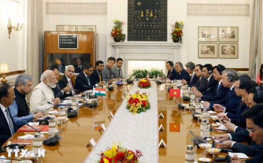 Tổng Bí thư, Chủ tịch nước Tô Lâm hội đàm với Thủ tướng Ấn Độ Narendra Modi