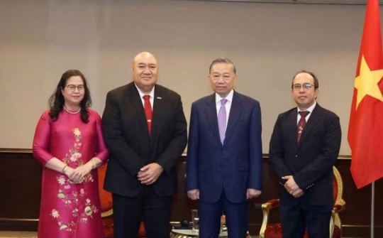 Tổng Bí thư, Chủ tịch nước Tô Lâm tiếp một số tổ chức và doanh nghiệp tại Philippines