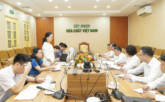 Vinachem báo cáo kết quả thực hiện Nghị quyết 57-NQ/TW với Cục ĐCK (Bộ Công Thương)