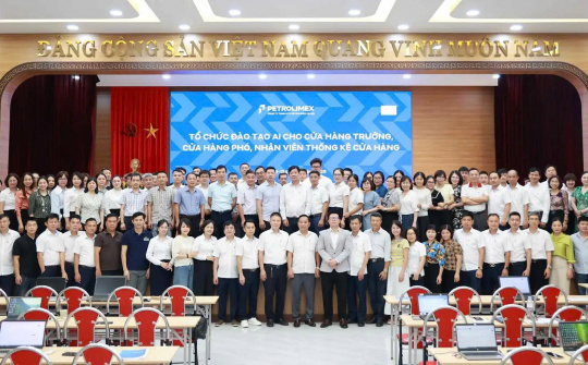 Petrolimex Hà Nội tổ chức đào tạo ứng dụng trí tuệ nhận tạo (AI) cho cán bộ quản lý và nhân viên nghiệp vụ cửa hàng
