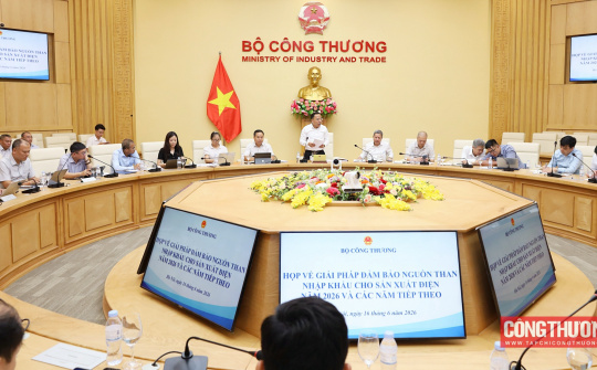 Bộ Công Thương họp về giải pháp đảm bảo nguồn than nhập khẩu cho sản xuất điện năm 2026 và các năm tiếp theo