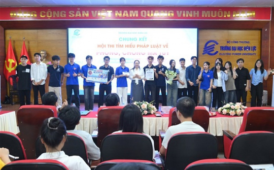 Lan tỏa nhận thức pháp luật, chung tay đẩy lùi ma túy trong sinh viên Trường Đại học Điện lực