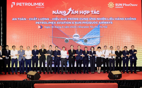Petrolimex Aviation và Sun PhuQuoc Airways hợp tác hướng tới chuỗi cung ứng Nhiên liệu hàng không an toàn, chất lượng và hiệu quả