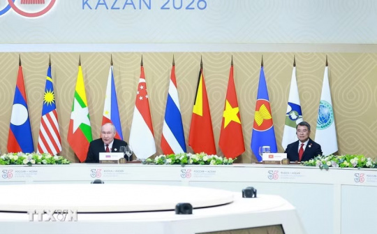 ASEAN và Nga nhất trí tăng cường kết nối hội nhập Á-Âu
