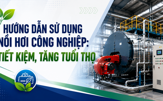 [TIẾT KIỆM ĐIỆN] Hướng dẫn sử dụng nồi hơi công nghiệp: Tiết kiệm, tăng tuổi thọ
