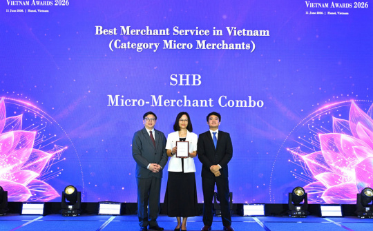 SHB được The Asian Banker vinh danh với giải pháp tài chính tốt nhất cho tiểu thương, hộ kinh doanh