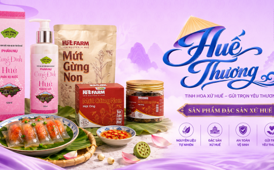 Mang dấu ấn "Huế Thương" đến gần hơn với Thủ đô thông qua chương trình "Sức sống hàng Việt"