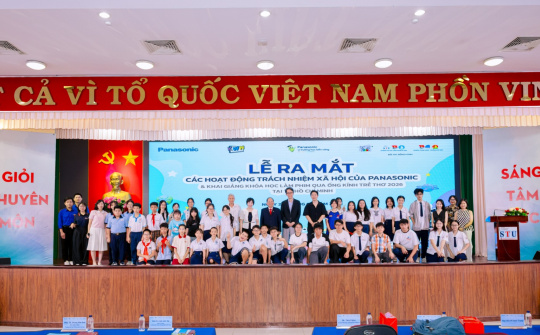 Panasonic ra mắt các hoạt động trách nhiệm xã hội về giáo dục tại TP.HCM, đồng hành cùng thế hệ trẻ vì phát triển bền vững