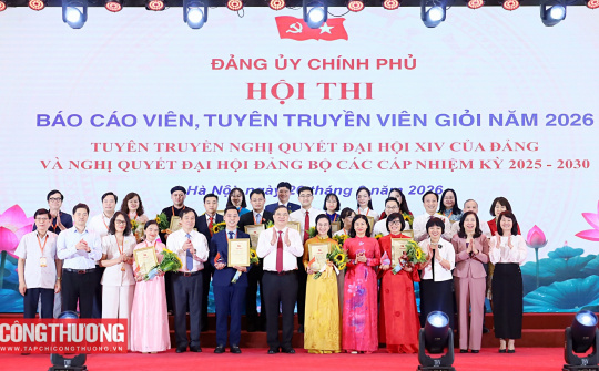 Sức lan tỏa từ Hội thi Báo cáo viên, Tuyên truyền viên giỏi Đảng bộ Chính phủ năm 2026