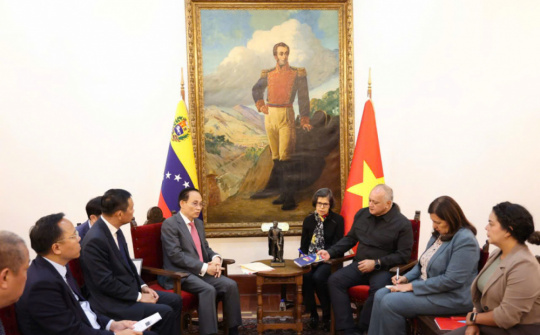 Các hoạt động của Thứ trưởng Nguyễn Hoàng Long trong khuôn khổ chuyến thăm và làm việc tại Venezuela của Ủy viên Bộ Chính trị, Bộ trưởng Bộ Ngoại giao Việt Nam Lê Hoài Trung