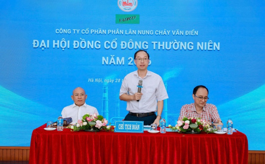 Phân lân nung chảy Văn Điển đặt mục tiêu doanh thu tiêu thụ hơn 2.100 tỷ đồng năm 2026