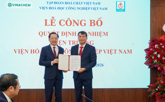 Bổ nhiệm Viện trưởng Viện Hóa học Công nghiệp Việt Nam và Công bố quyết định chỉ định cấp ủy nhiệm kỳ 2025 - 2030