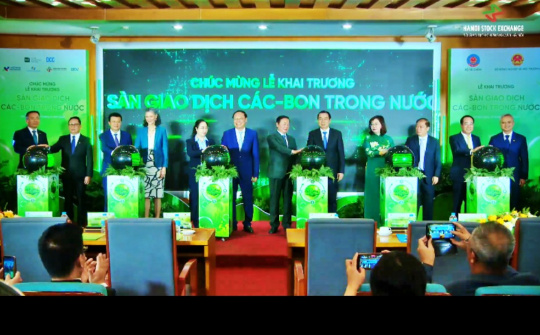 Sàn giao dịch các-bon: Công cụ kinh tế giúp doanh nghiệp chủ động đổi mới công nghệ, giảm phát thải