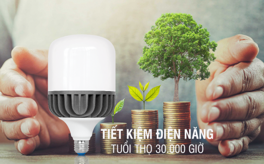 [TIẾT KIỆM ĐIỆN] Tiết kiệm đến 90% điện năng khi dùng đèn LED