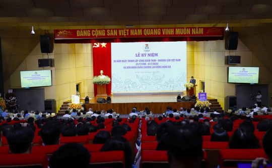Công đoàn TKV: 30 năm đồng hành cùng thợ mỏ, viết tiếp truyền thống “Kỷ luật và Đồng tâm”