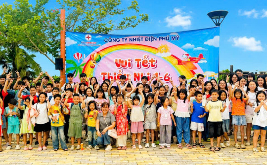 Công ty Nhiệt điện Phú Mỹ tổ chức nhiều hoạt động ý nghĩa hưởng ứng tháng hành động vì trẻ em năm 2026