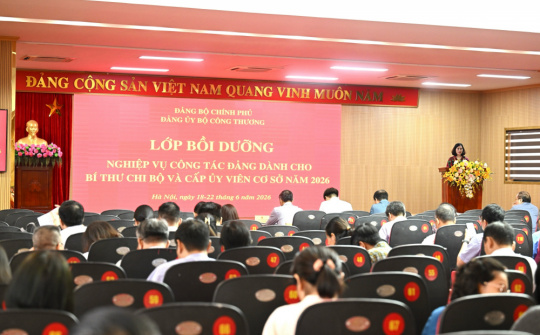 Đảng bộ Bộ Công Thương tiếp tục thực hiện mô hình "chi bộ bốn tốt", "đảng bộ cơ sở bốn tốt"