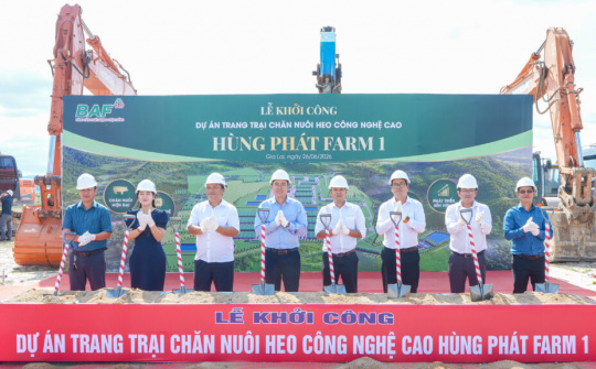BAF khởi công siêu trang trại công nghệ cao tại Gia Lai sau thỏa thuận tín dụng 50 triệu USD với FMO