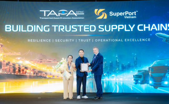 Việt Nam SuperPort® đạt chứng nhận quốc tế về an ninh kho bãi và lưu trữ hàng hóa
