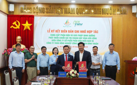 Phân bón Miền Nam hợp tác Eden Farm phát triển vùng nguyên liệu chanh dây vàng bền vững