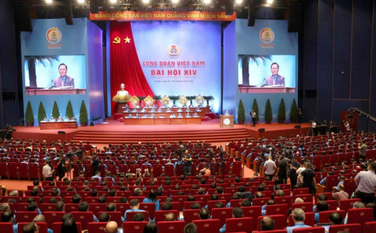 Khai mạc trọng thể Đại hội Công đoàn Việt Nam lần thứ XIV