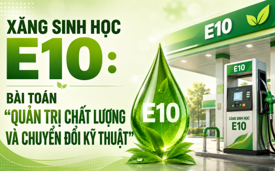 [eMagazine] Xăng sinh học E10: Bài toán “quản trị chất lượng và chuyển đổi kỹ thuật”