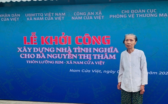 Chi đoàn Cục Phòng vệ thương mại khởi công xây dựng nhà tình nghĩa tại tỉnh Quảng Trị