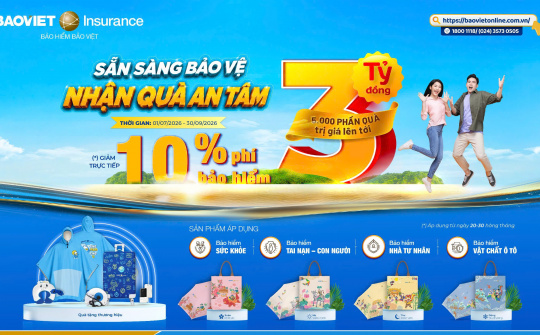 Bảo hiểm Bảo Việt triển khai ưu đãi “Sẵn sàng bảo vệ - Nhận quà an tâm”