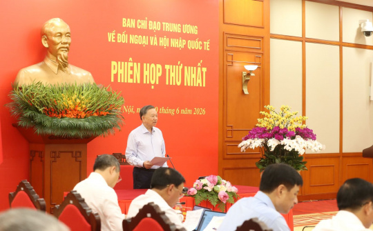 Ban Chỉ đạo Trung ương về Đối ngoại và Hội nhập quốc tế họp phiên thứ nhất