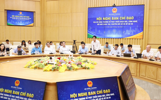 [CHÙM ẢNH] Hội nghị Ban chỉ đạo của Bộ Công Thương về phát triển khoa học, công nghệ, đổi mới sáng tạo, chuyển đổi số và đề án 06