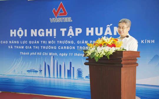 Tổng công ty Thép Việt Nam - CTCP chuẩn bị năng lực quản trị để bước vào kỷ nguyên cạnh tranh “xanh”